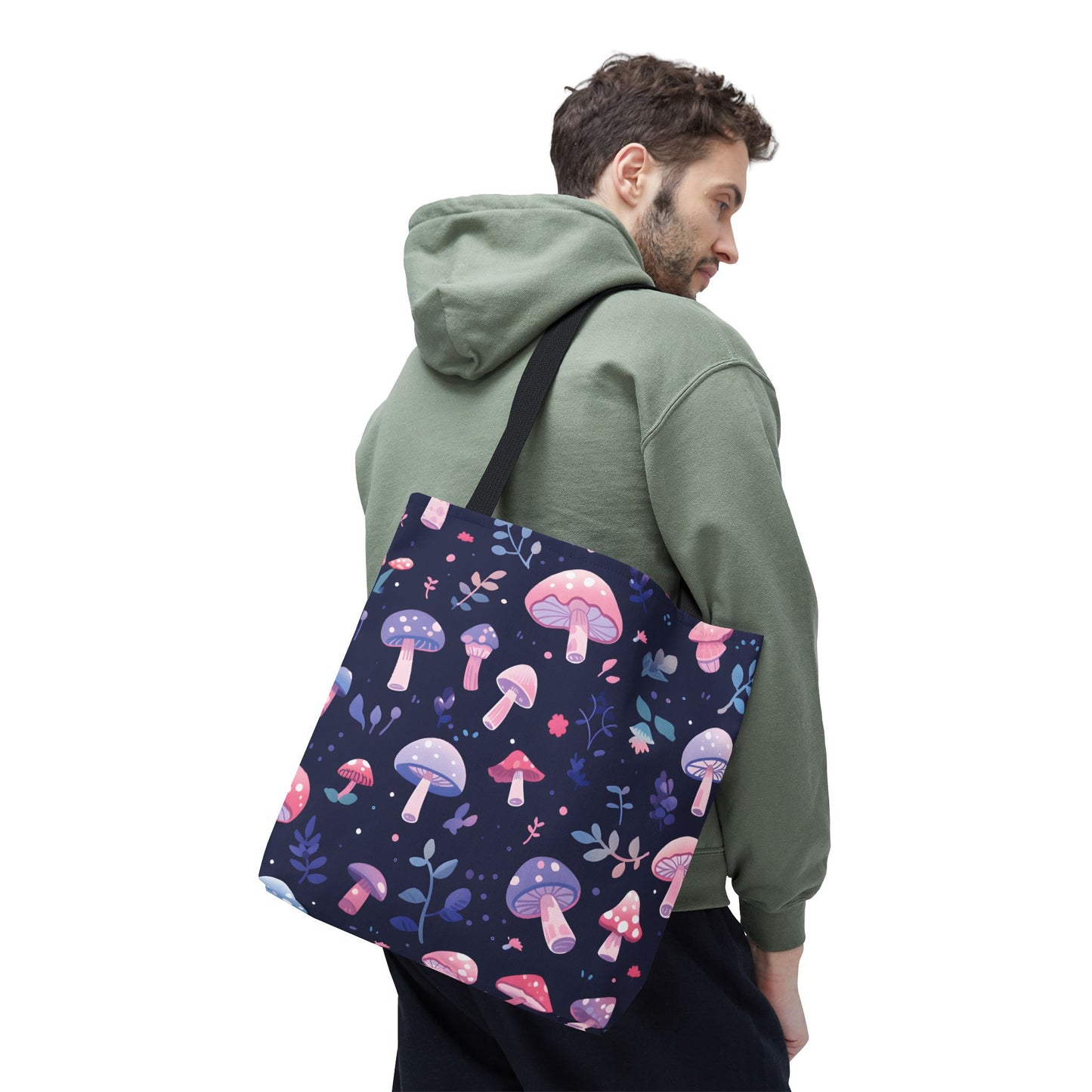 Mushroom Pattern Tote Bag Design 11