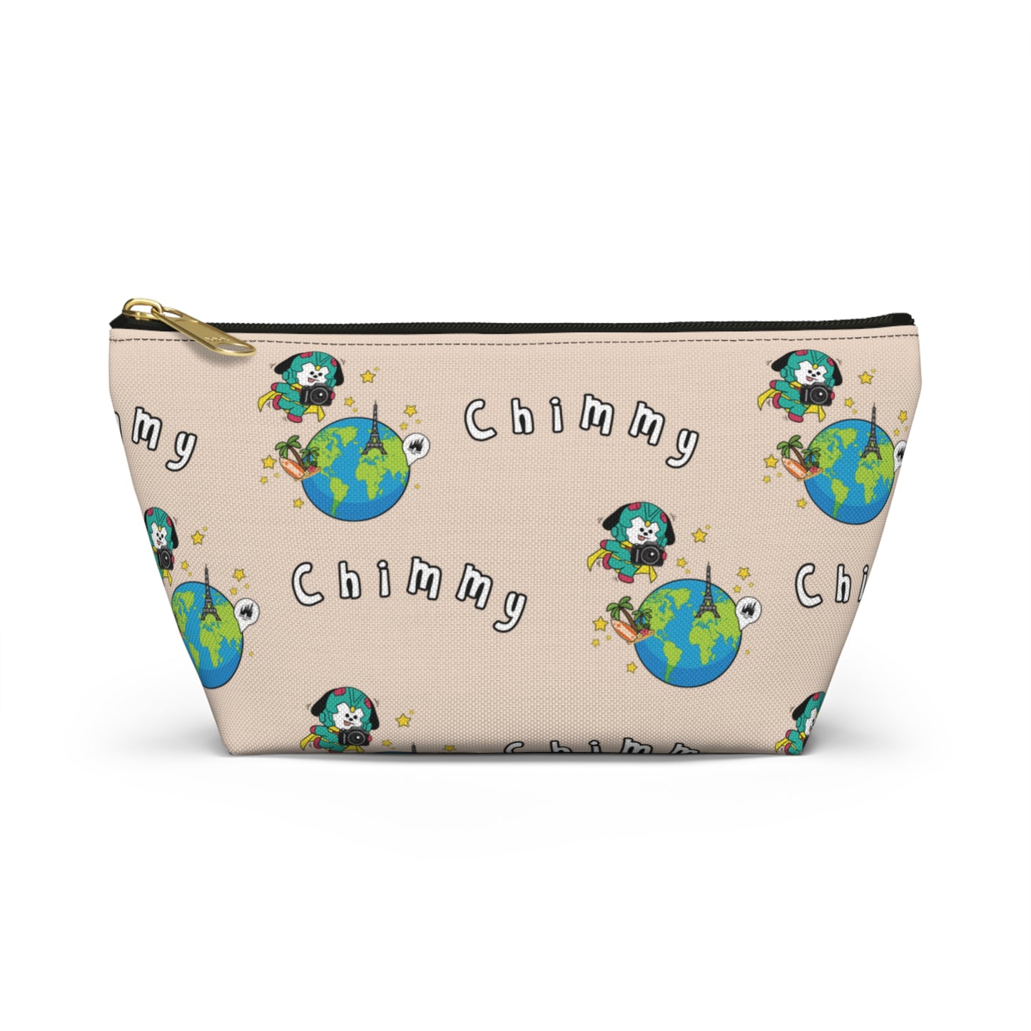 BT21 Chimmy Beige Pattern Travel Bag