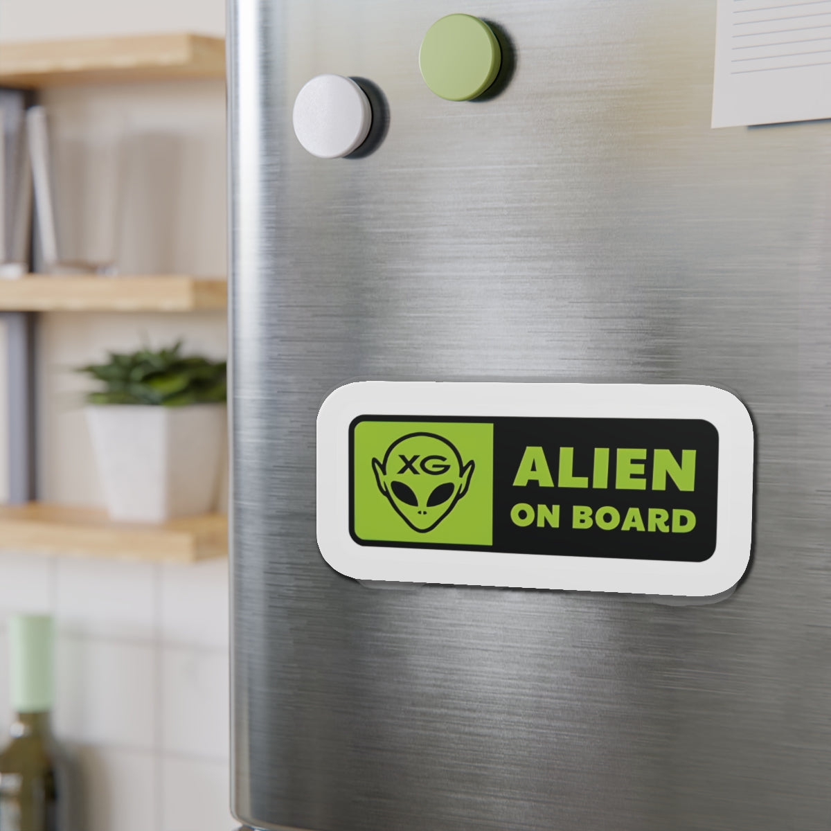 XG Alphaz Merch Alien on Board Magnet