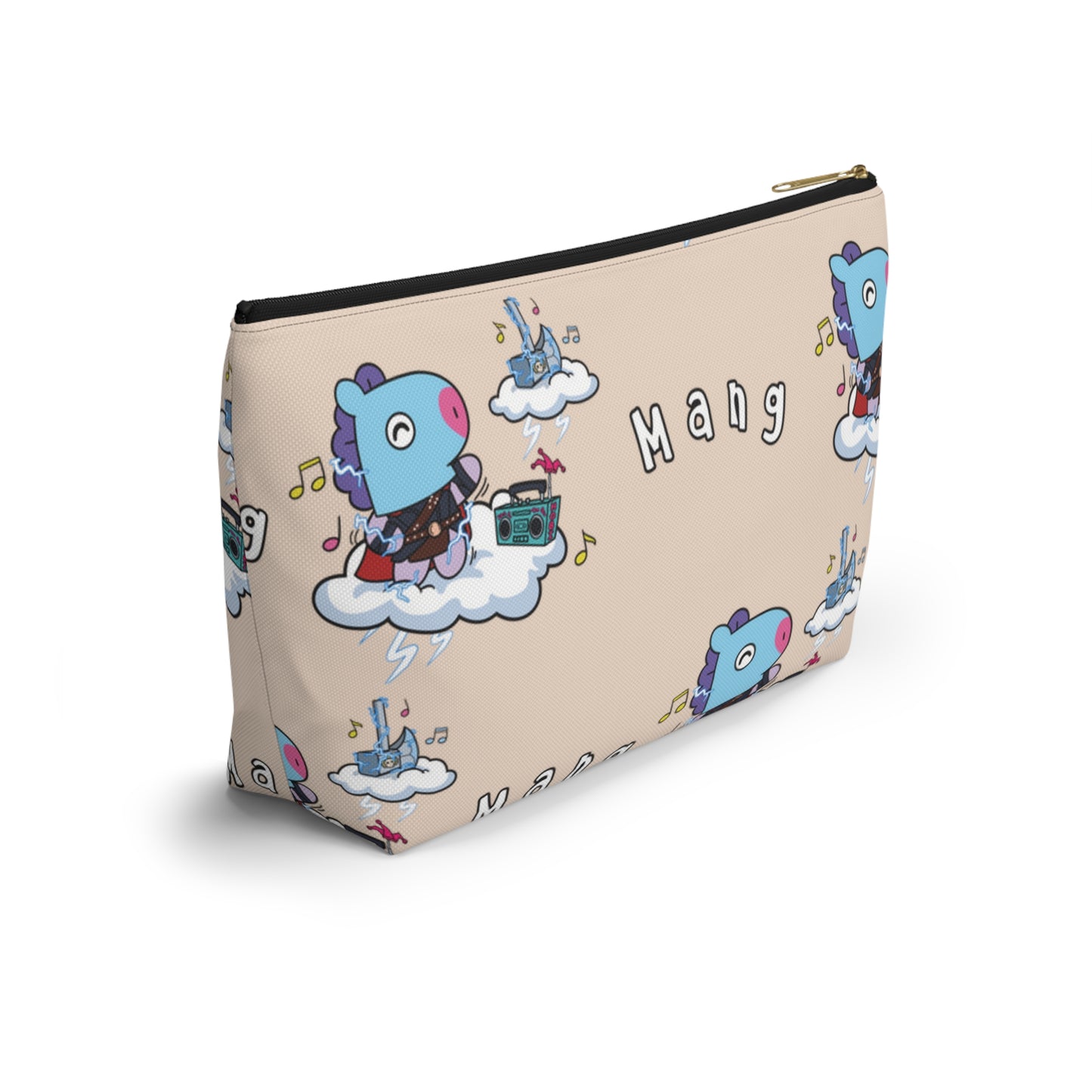BT21 Mang Beige Pattern Travel Bag