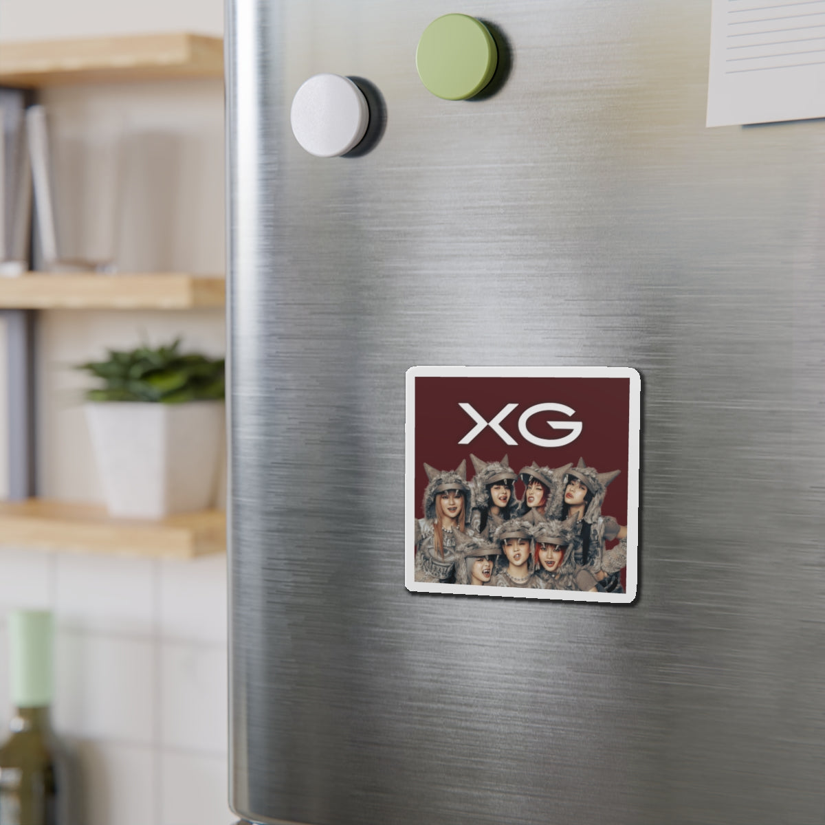 Maroon BG XG Woke Up Magnet 1