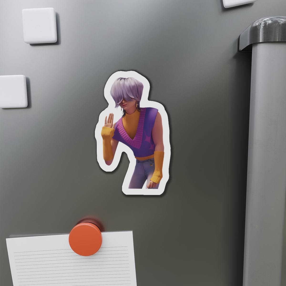 Kpop Demon Hunters Saja Boys Mystery Saja Waving Magnet