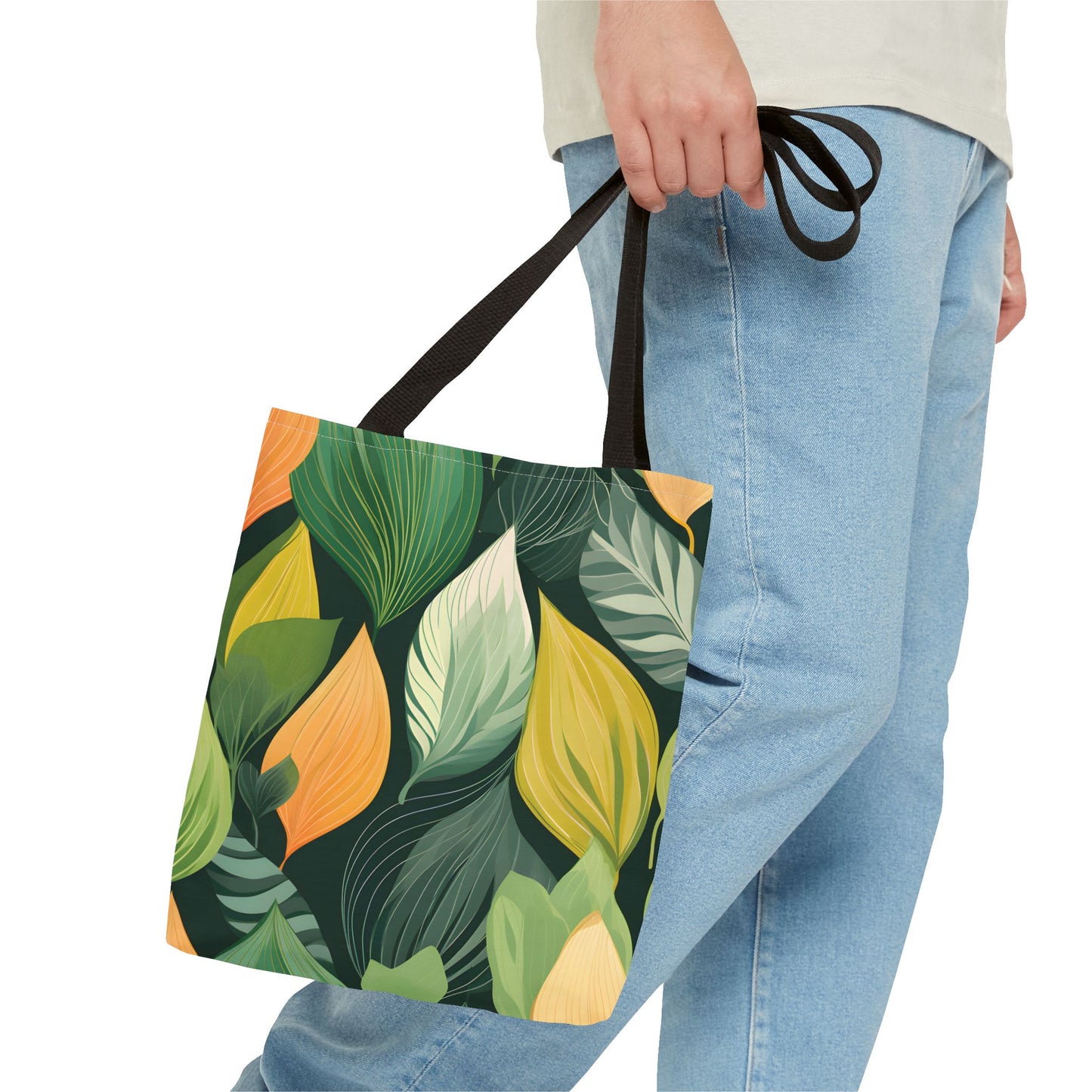 Plant Pattern Tote Bag Design 2