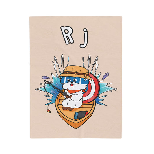 Beige RJ Blanket - BT21 Single Design