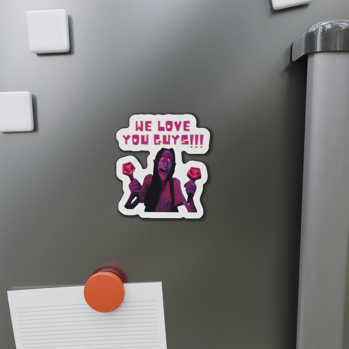 Kpop Demon Hunters Demon Saja Boys Fan We Love You Guys Magnet