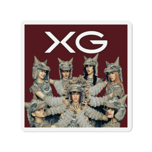 Maroon BG XG Woke Up Magnet 2