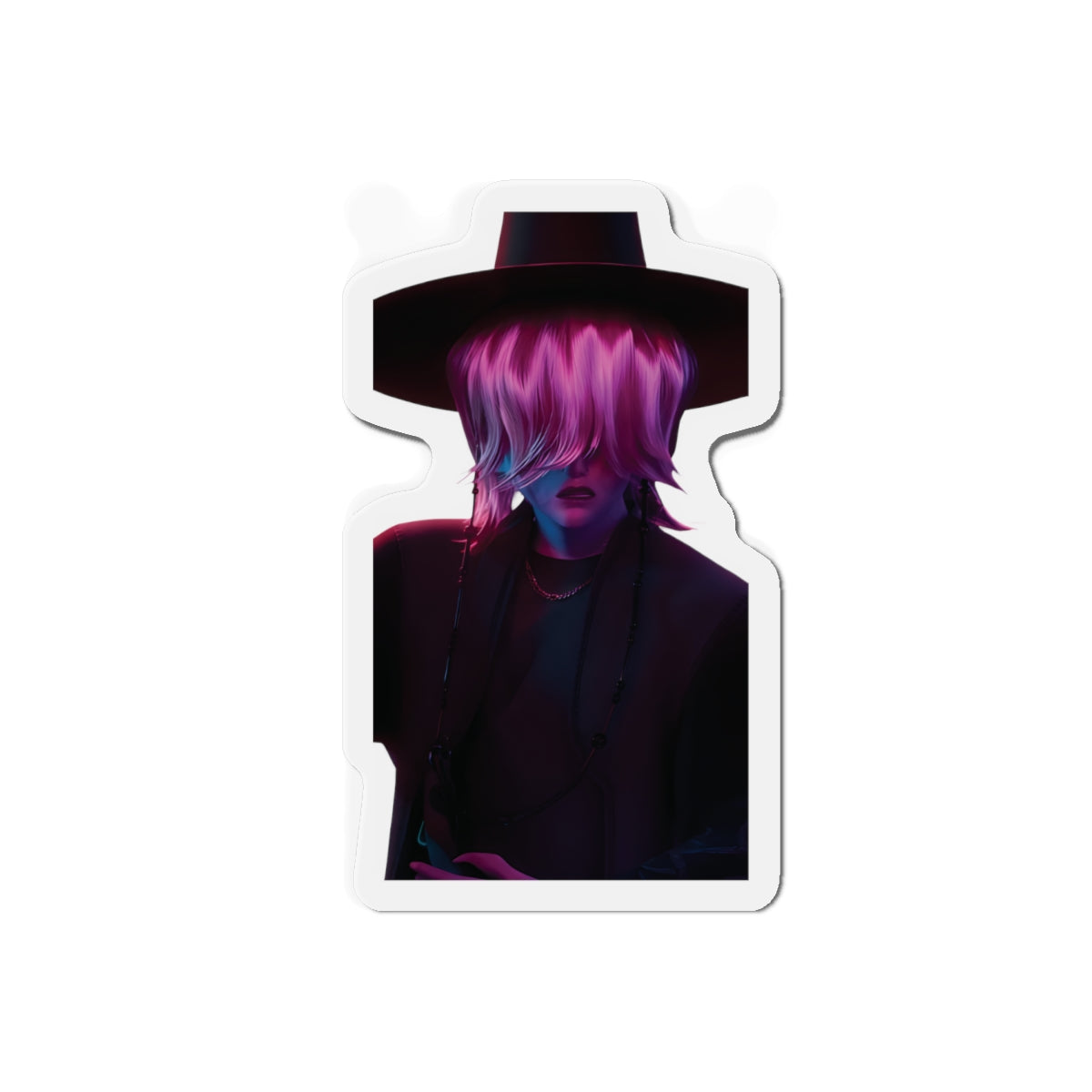 Kpop Demon Hunters Saja Boys Mystery Saja Demon Form On Stage Magnet