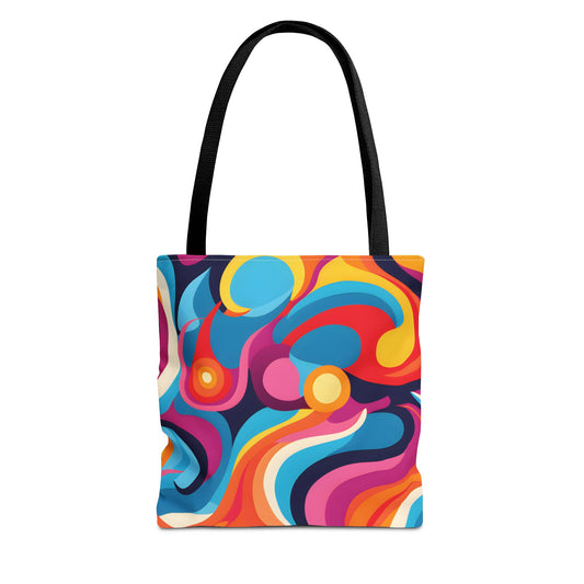 Retro Pattern Tote Bag Design 13