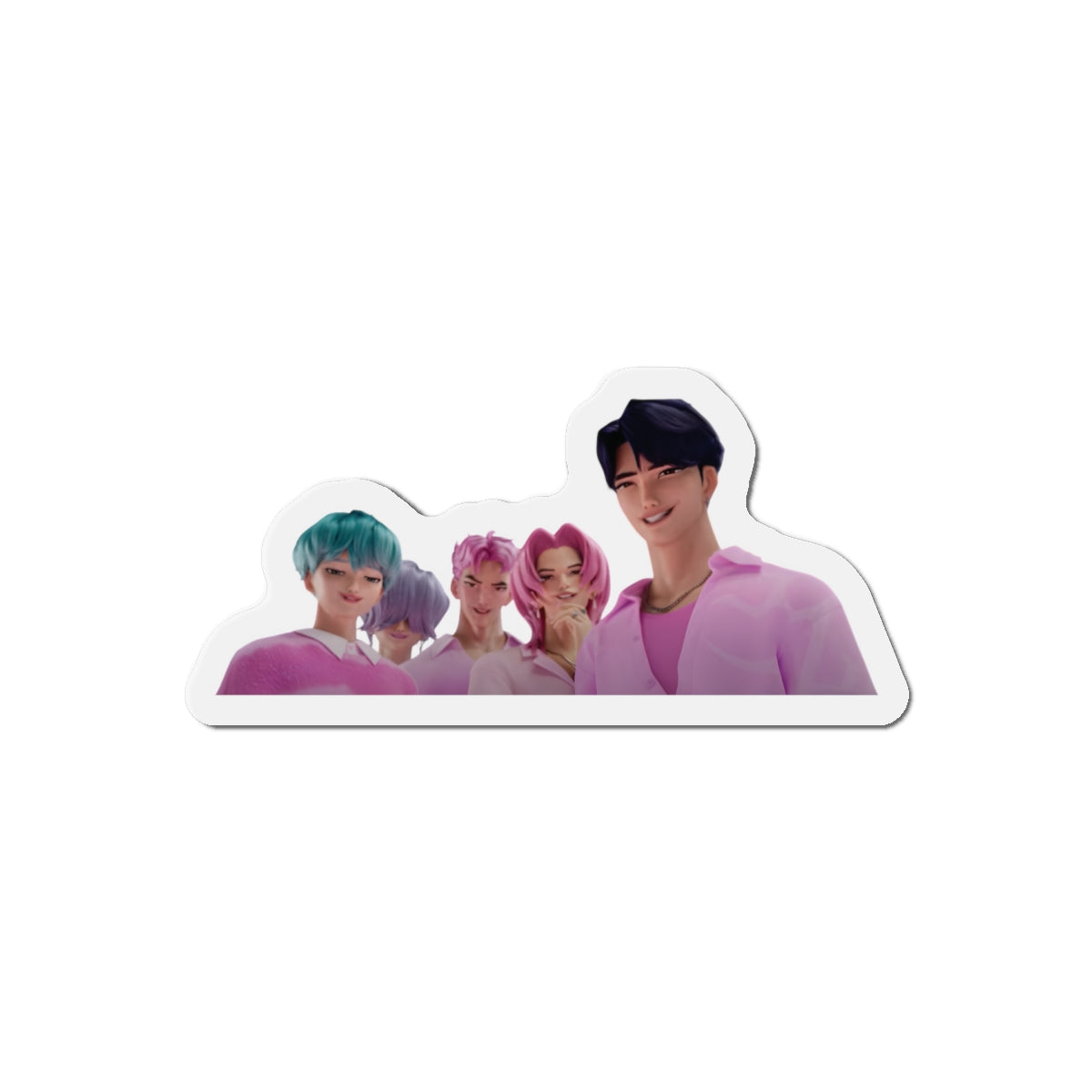 Kpop Demon Hunters Saja Boys Variety Show Evil Smile Magnet