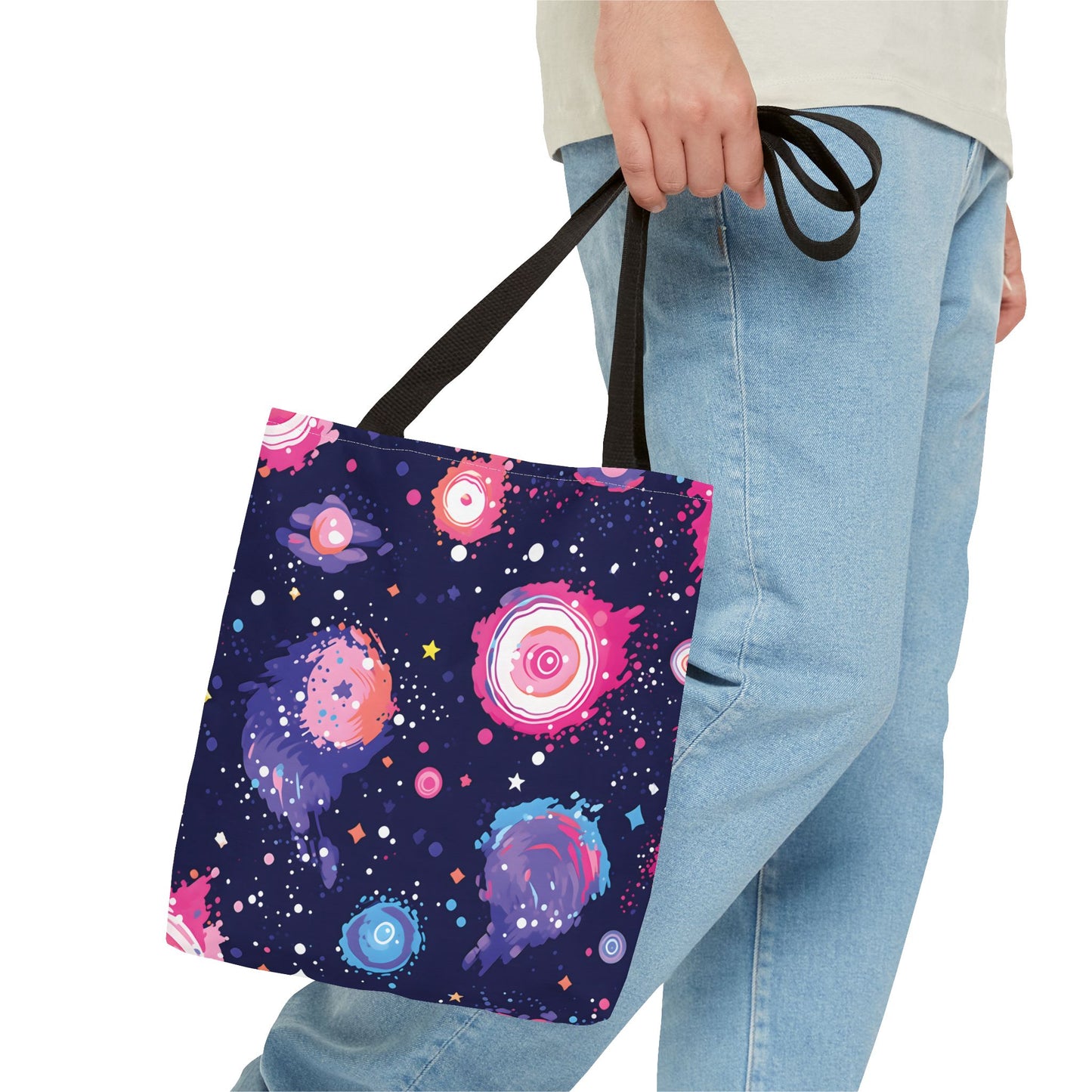 Colorful Space Pattern Tote Bag Design 5