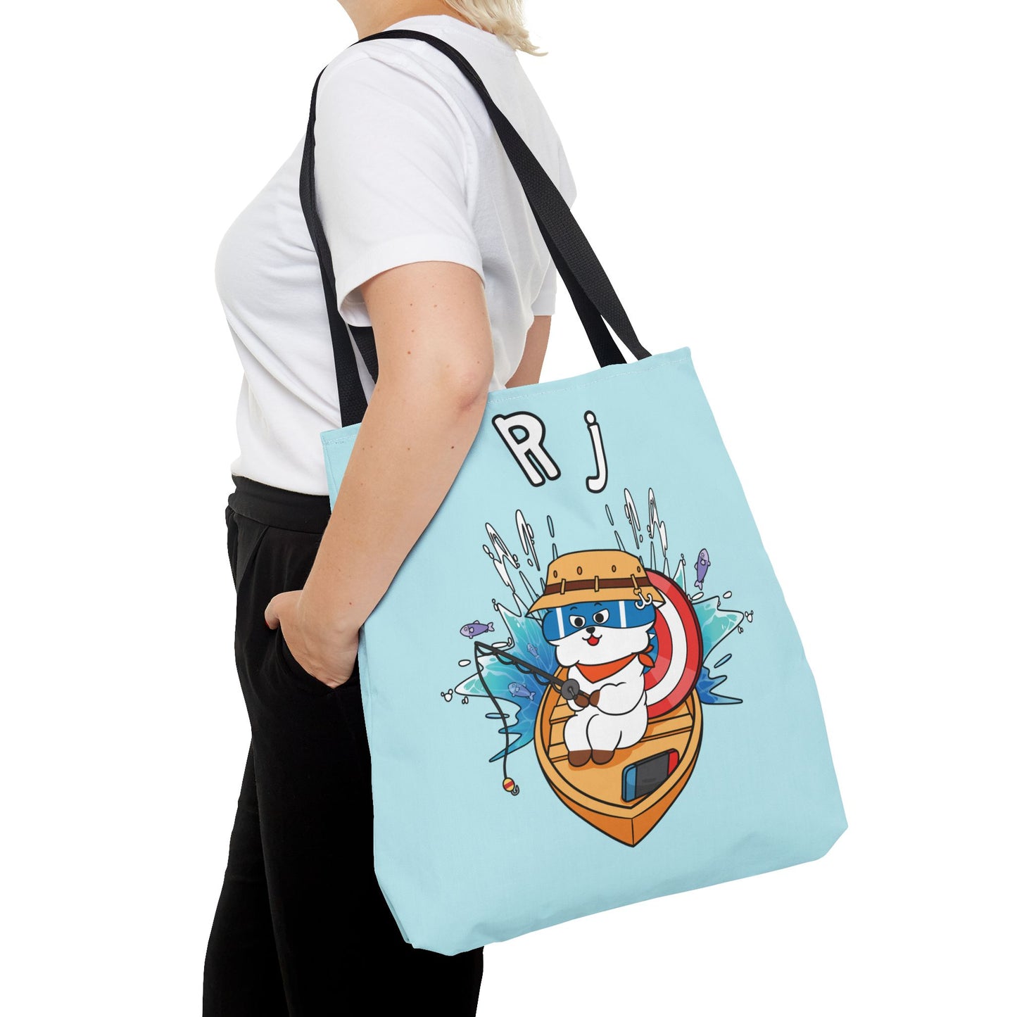 BT21 RJ Blue Tote Bag  Single Design