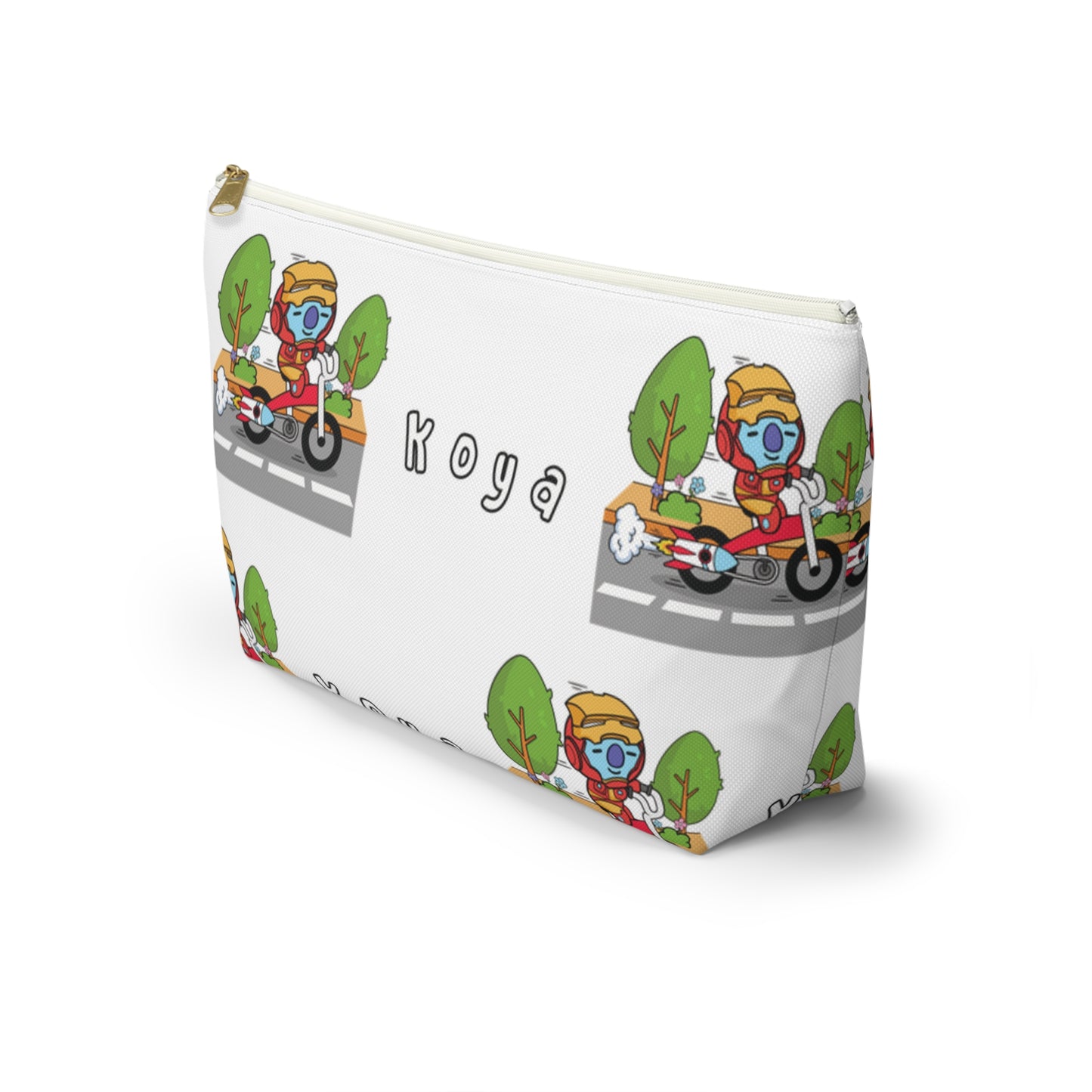 BT21 Koya White Pattern Travel Bag