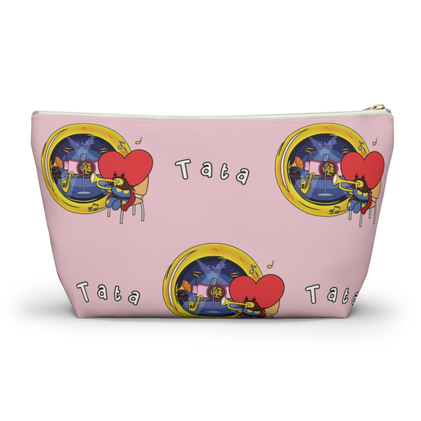 BT21 Tata Pink Pattern Travel Bag