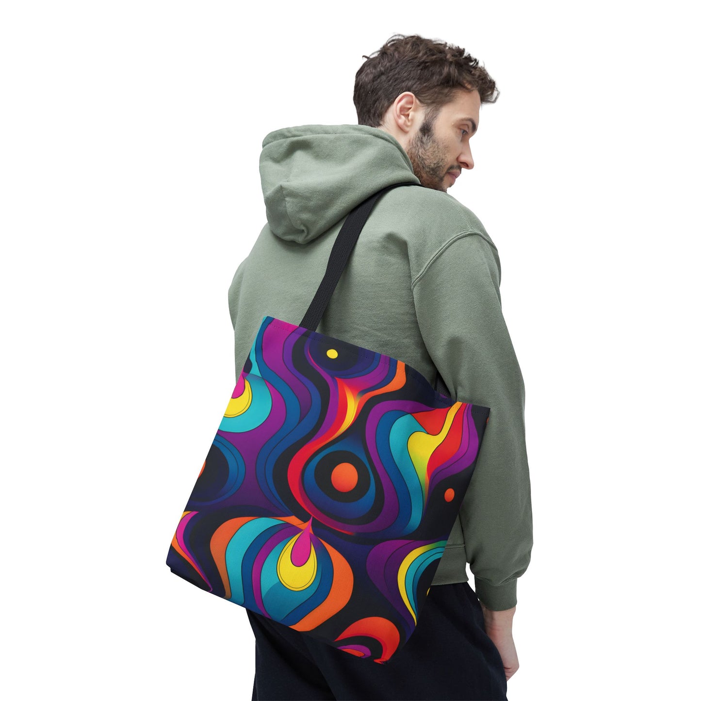 Retro Pattern Tote Bag Design 6