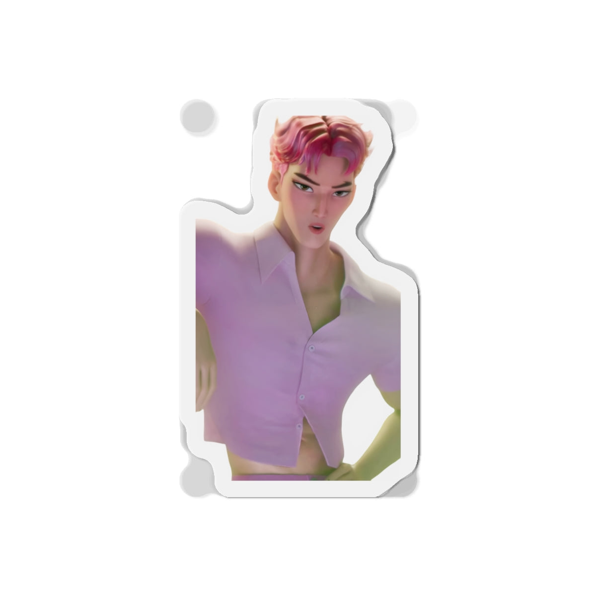 Kpop Demon Hunters Saja Boys Abby Saja In Bathhouse Magnet