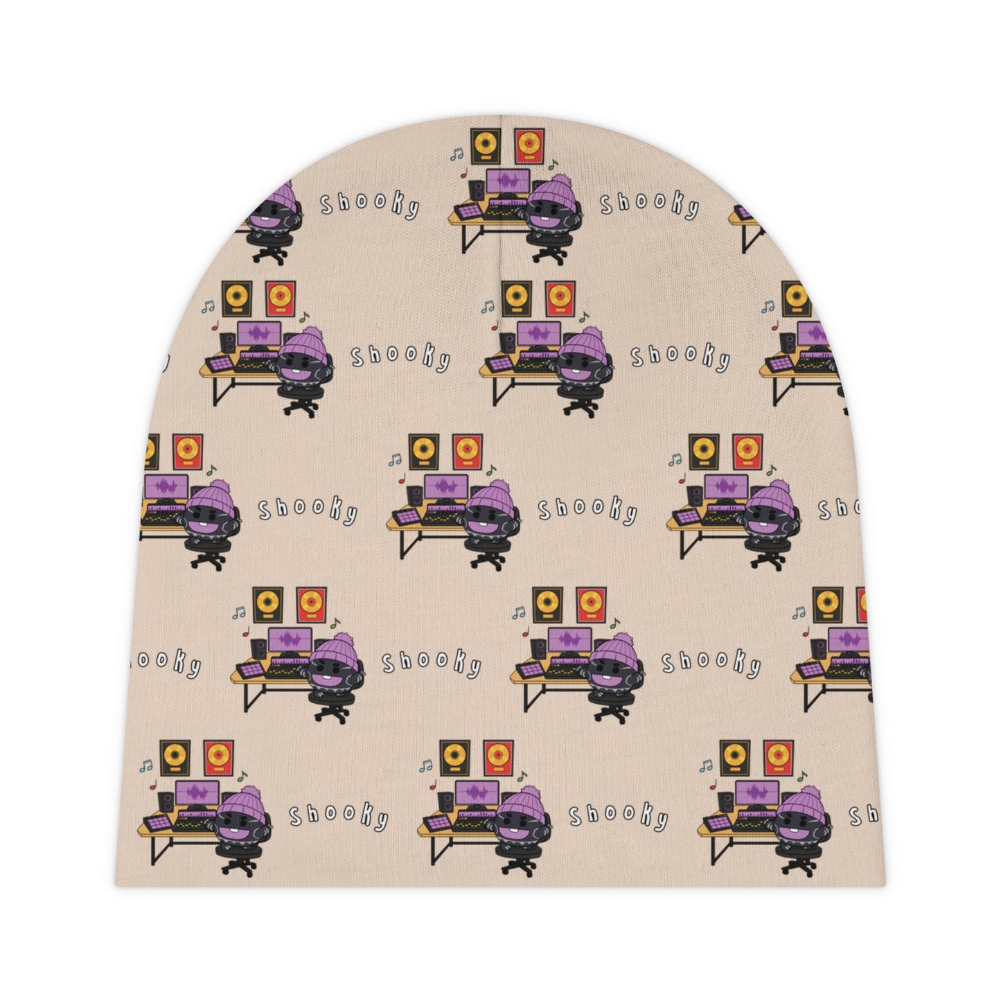 BT21 Shooky Beige Baby Beanie Pattern