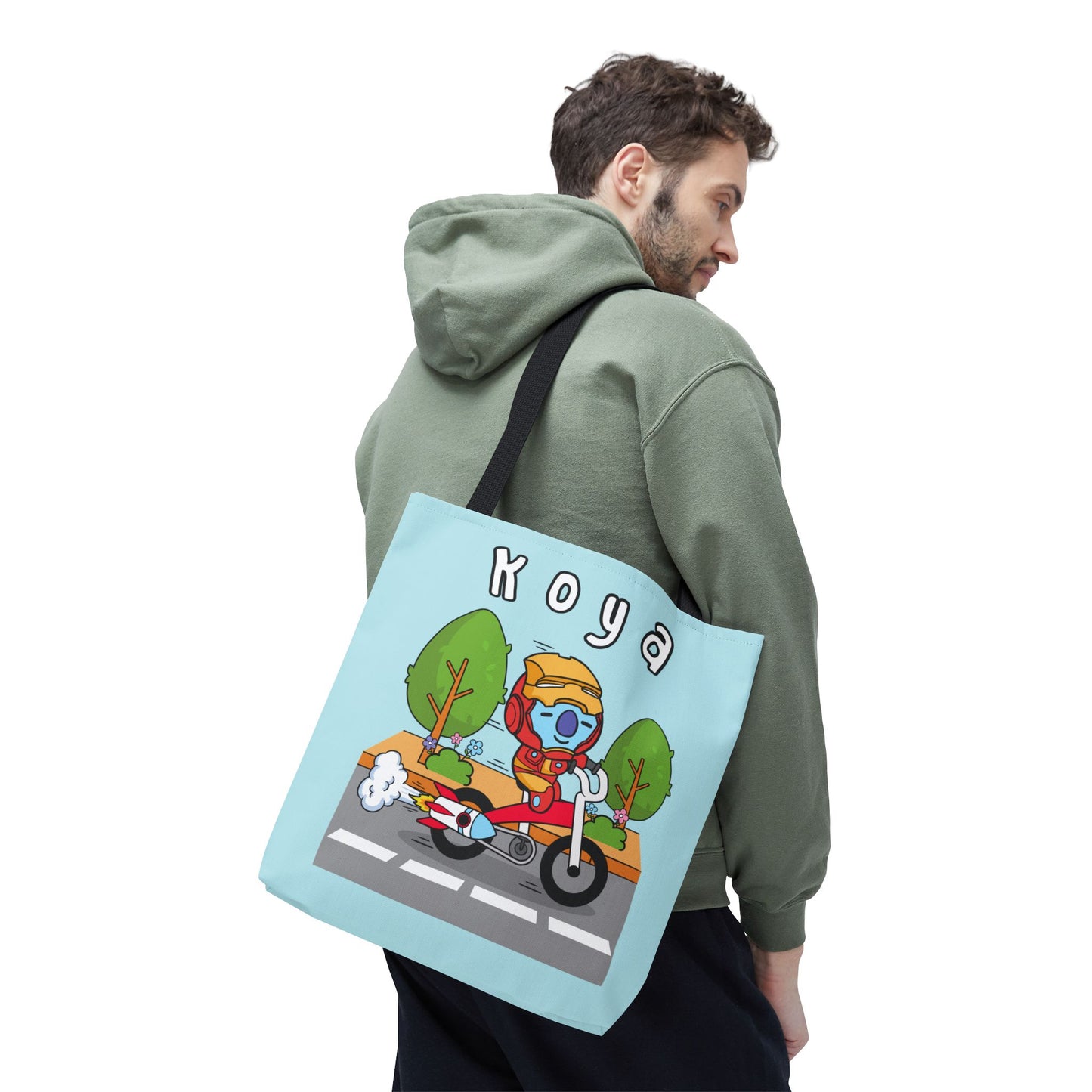 BT21 Koya Blue Tote Bag Single Design