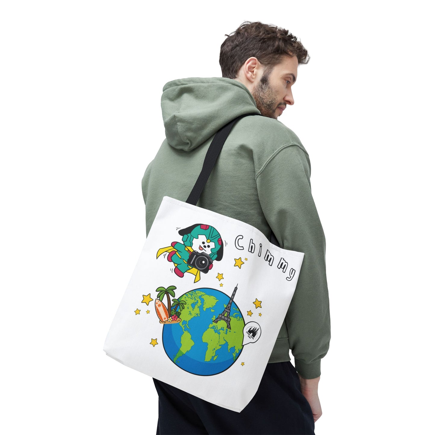 BT21 Chimmy White Tote Bag Single Design