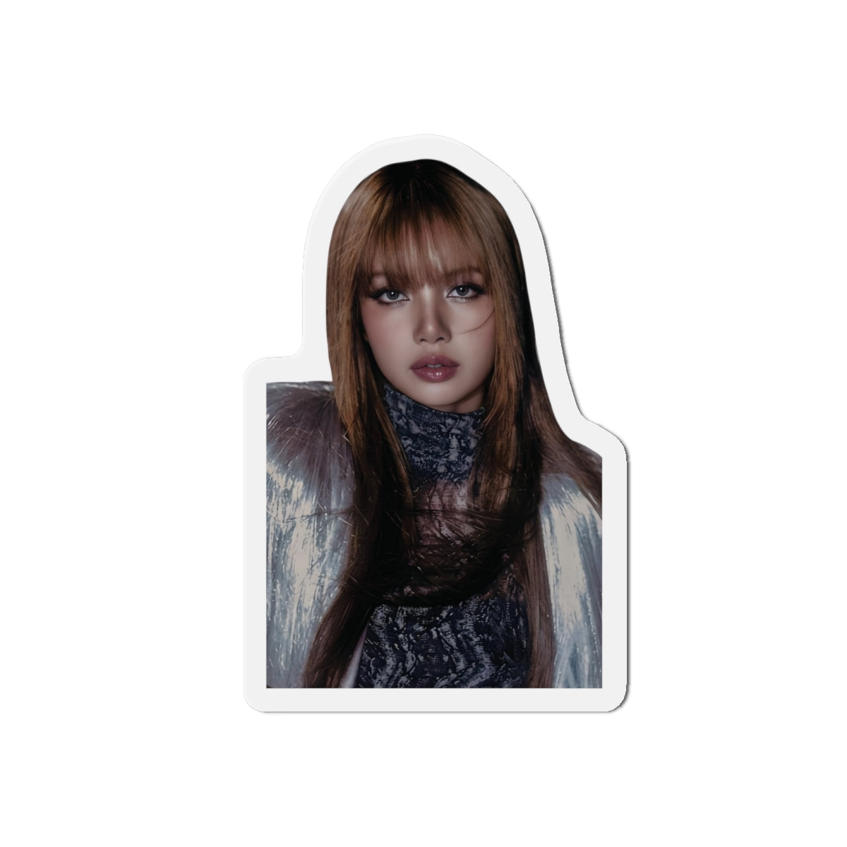 Lalisa Manoban Blackppink Gift for Lisa Fans Lillies Magnet Design 2