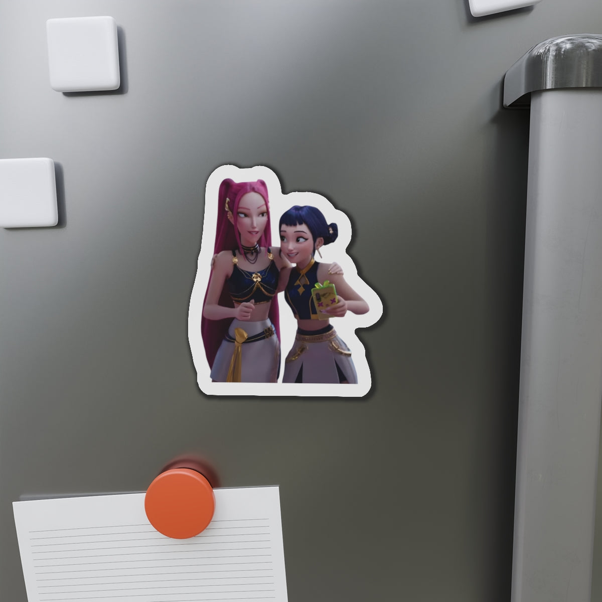 Kpop Demon Hunters Huntrix Mira And Zoey Golden Magnet