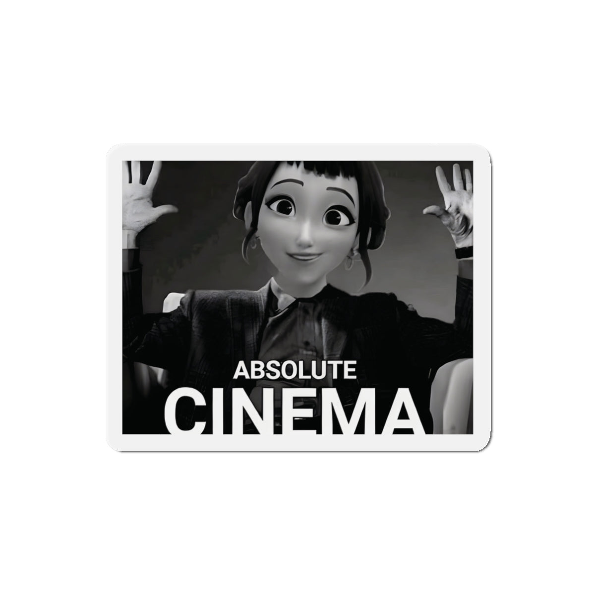 Kpop Demon Hunters Huntrix Zoey Absolute Cinema Meme Magnet