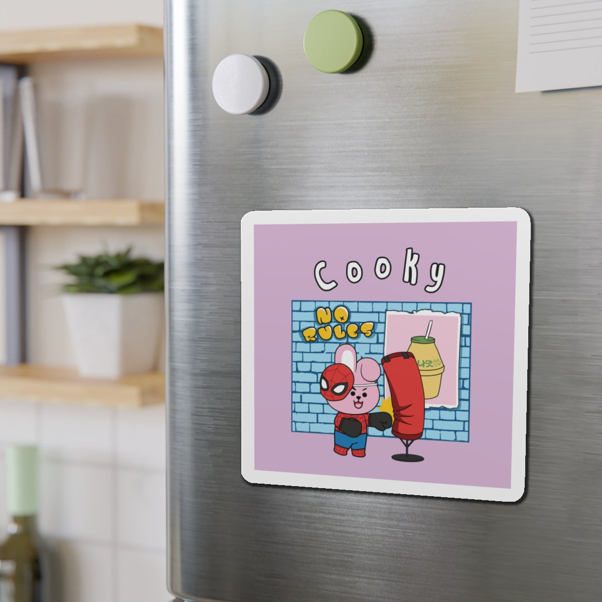 BT21 Cooky Purple Magnet