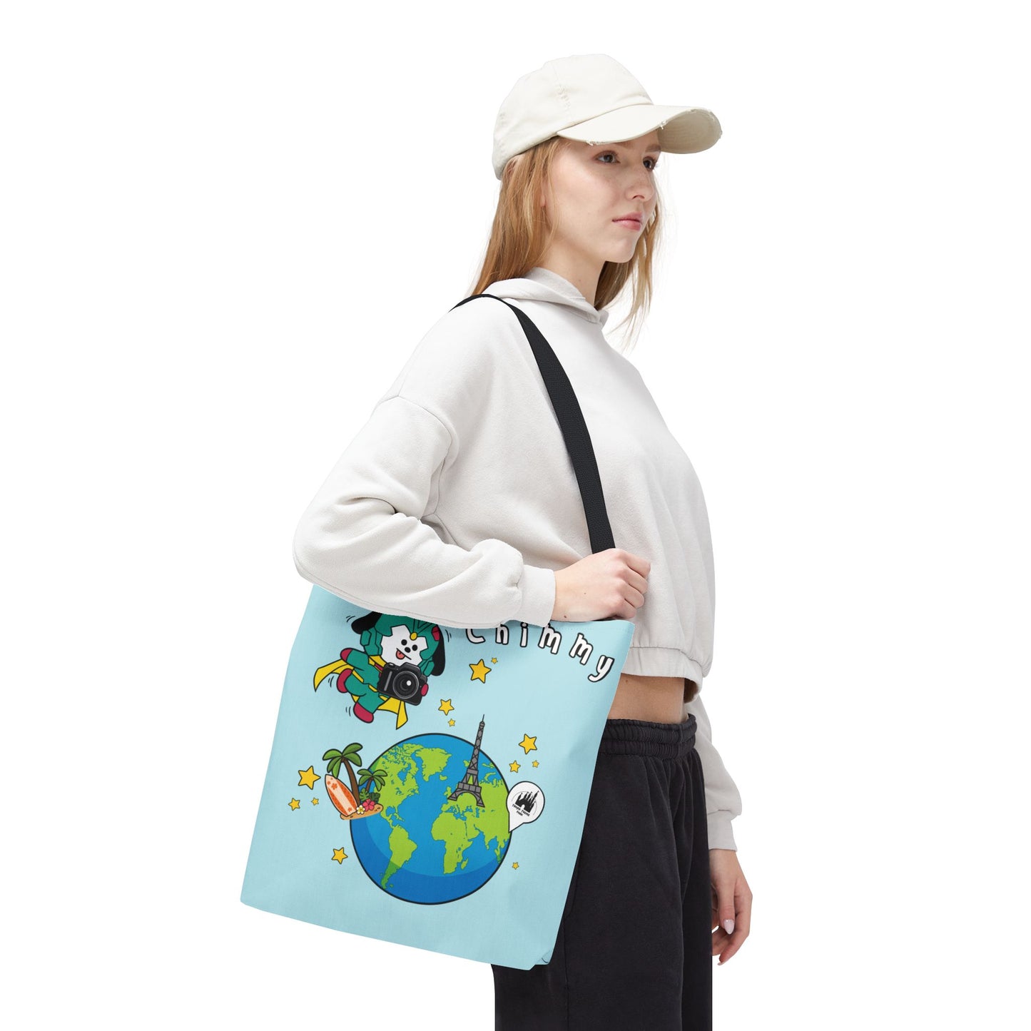 BT21 Chimmy Blue Tote Bag Single Design