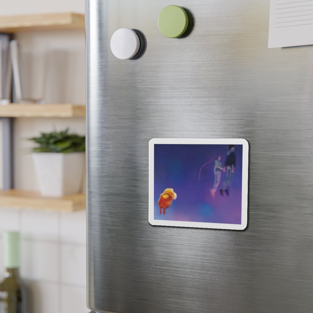 Kpop Demon Hunters Rumi and Jinu Rujinu Lorax Meme Magnet