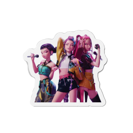 Kpop Demon Hunters Huntrix Rumi Mira Zoey Opening Stage Performance Magnet