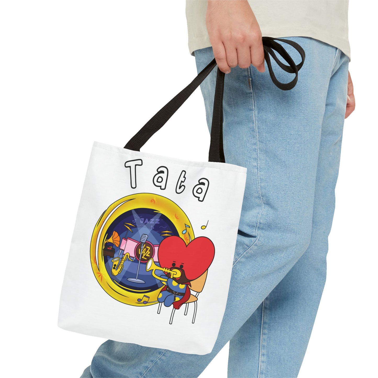 BT21 Tata White Tote Bag Single Design