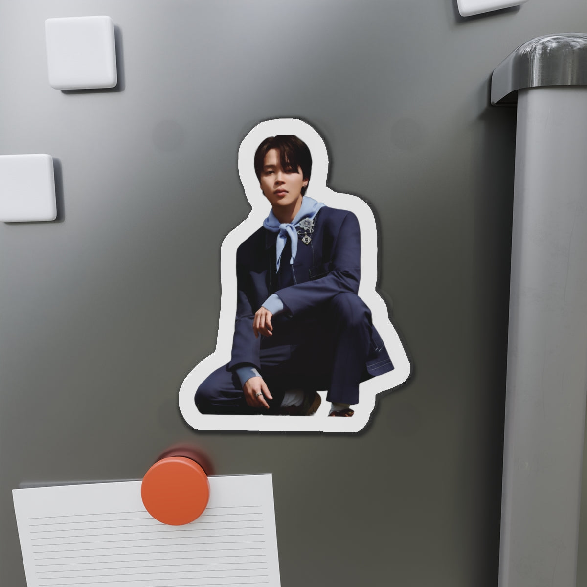 BTS Park Jimin Dior Photoshoot Wearing a Suit Magnet