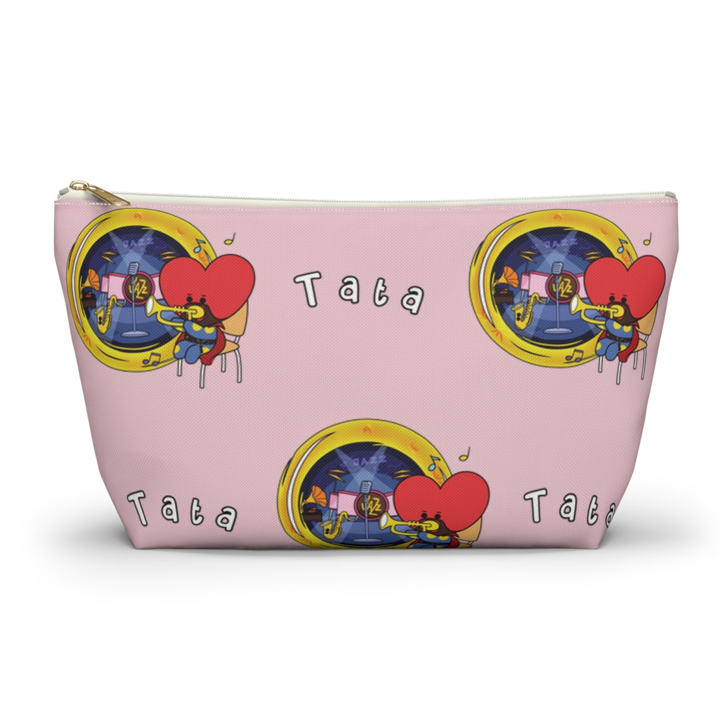 BT21 Tata Pink Pattern Travel Bag