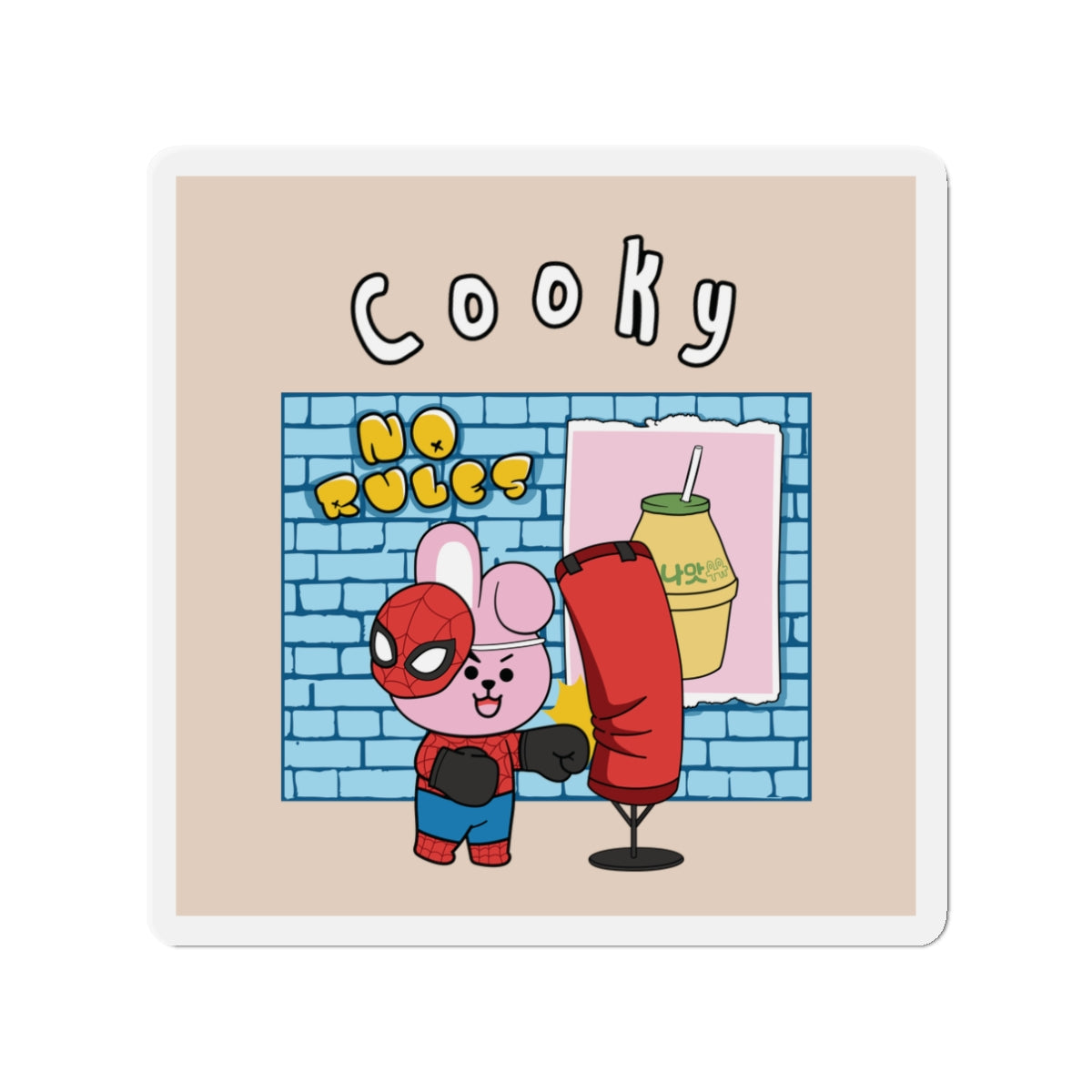 BT21 Cooky Beige Magnet
