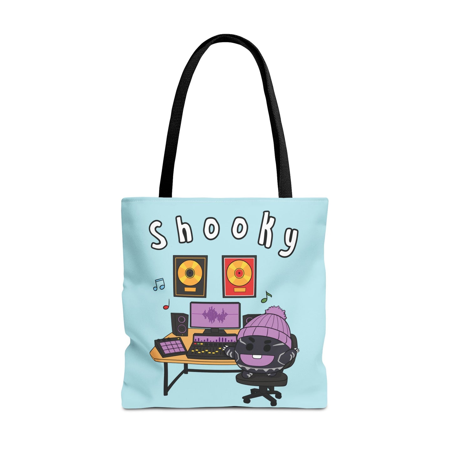 BT21 Shooky Blue Tote Bag Single Design