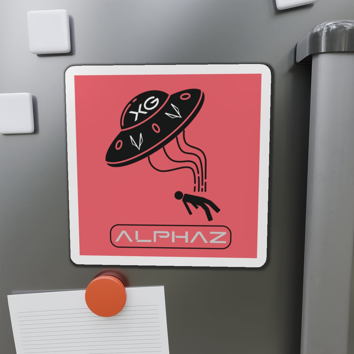 Red XG Maya Spaceship Magnet