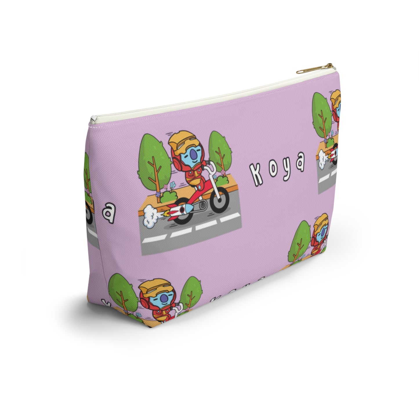 BT21 Koya Purple Pattern Travel Bag