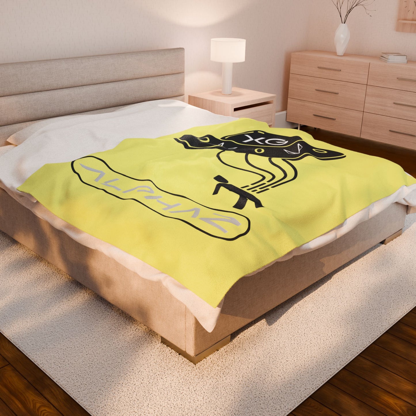 Yellow XG Chisa Spaceship Blanket