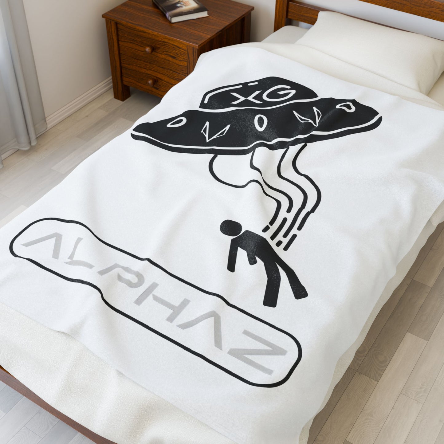 White XG Jurin Spaceship Blanket