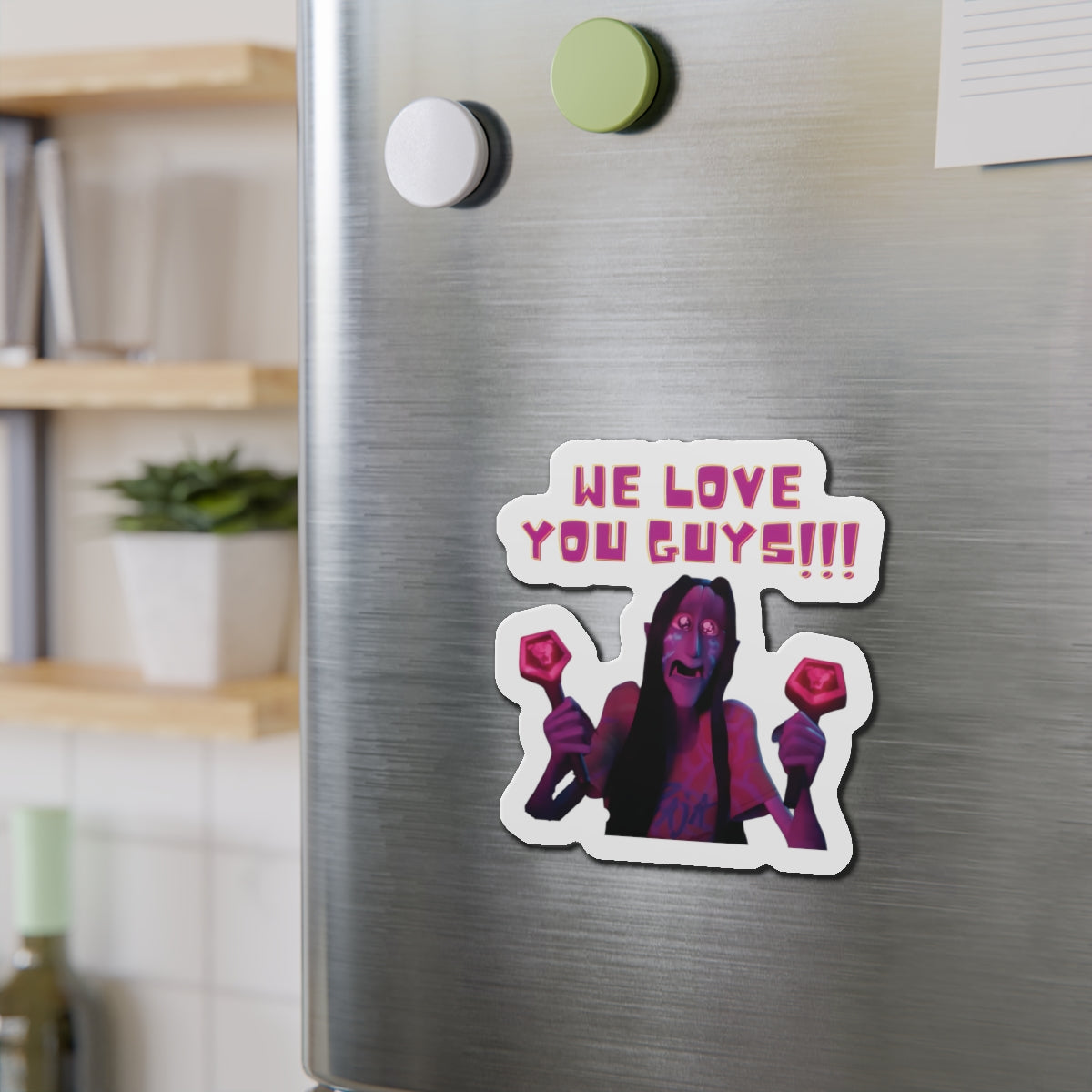 Kpop Demon Hunters Demon Saja Boys Fan We Love You Guys Magnet