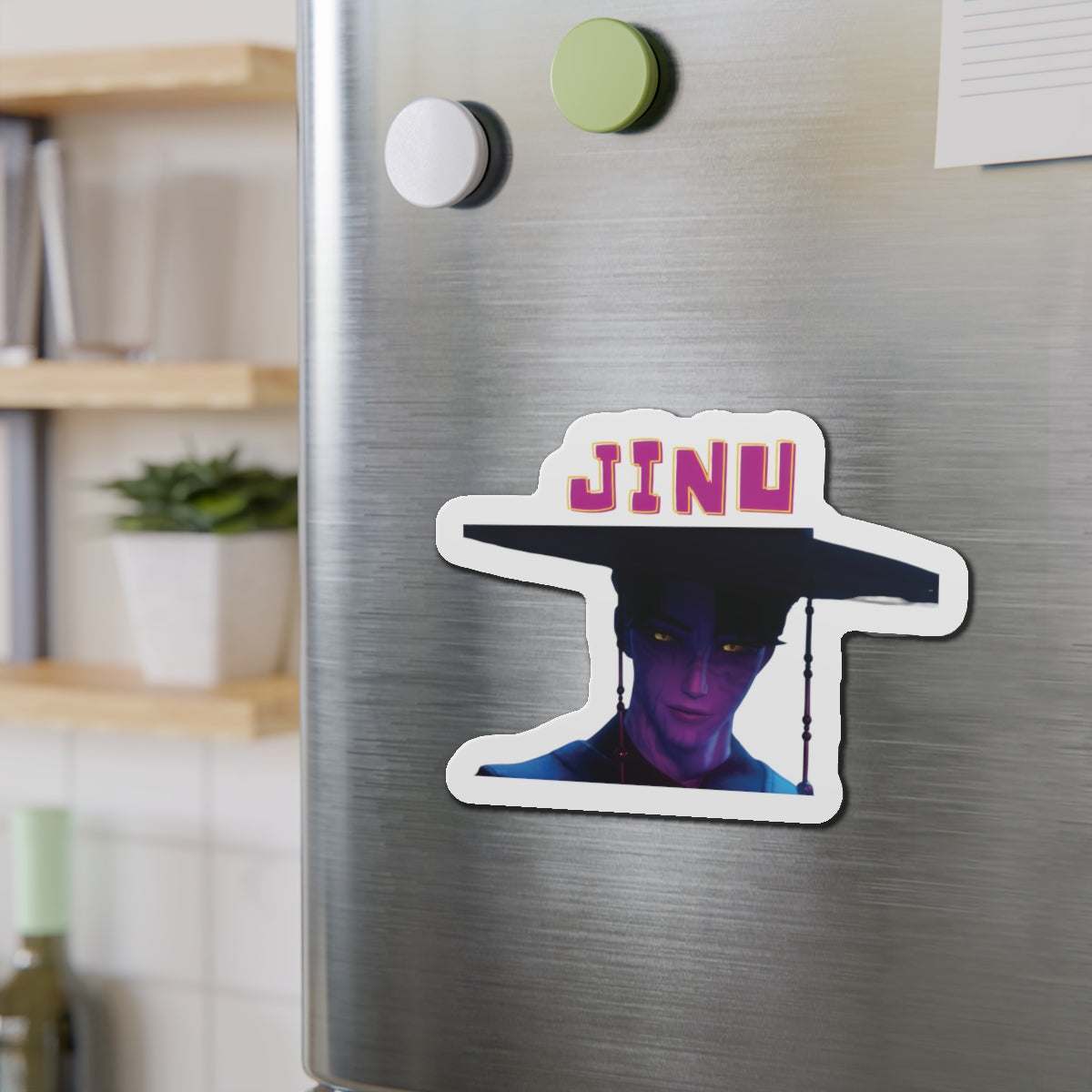 Kpop Demon Hunters Saja Boys Jinu Demon Form Magnet