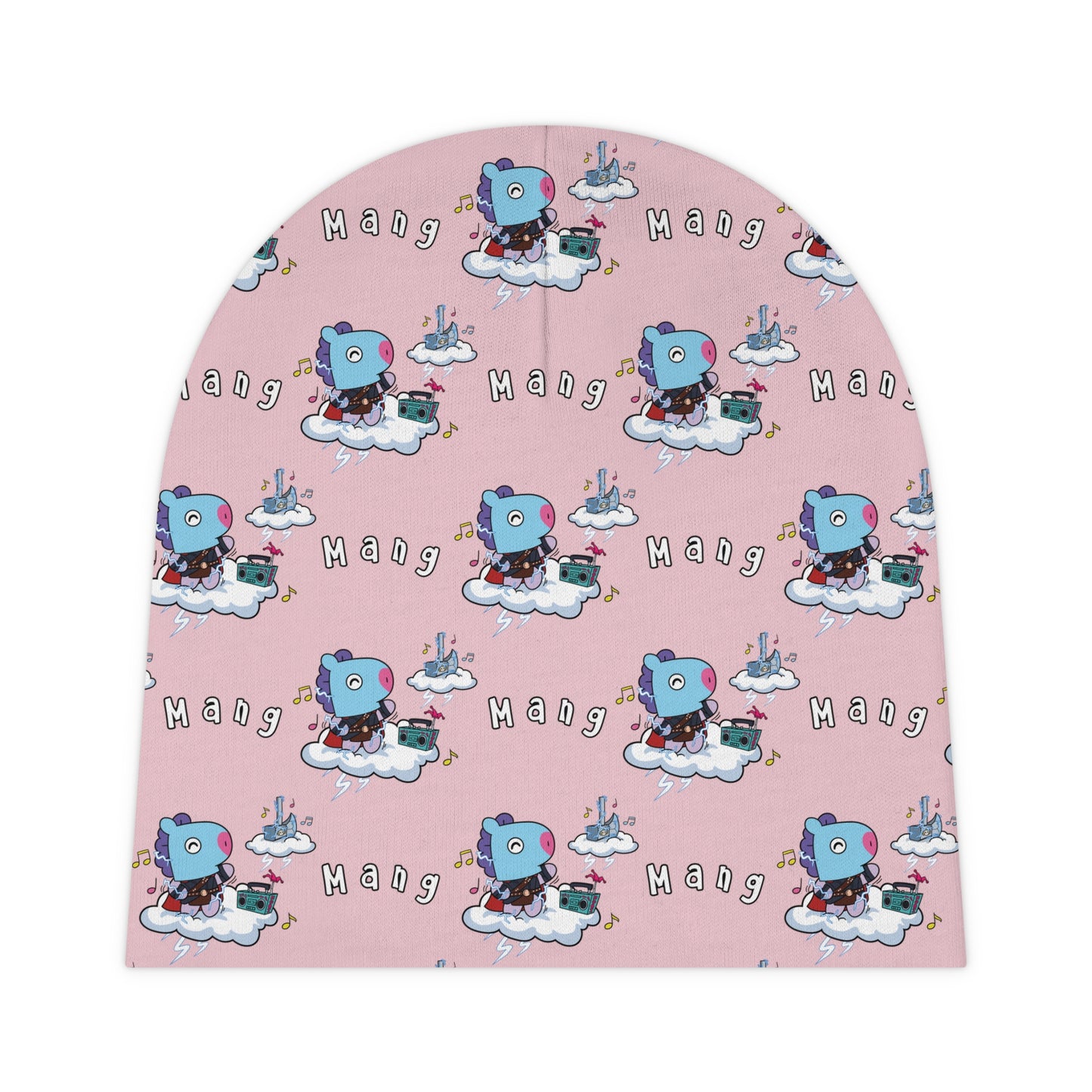 BT21 Mang Pink Baby Beanie Pattern