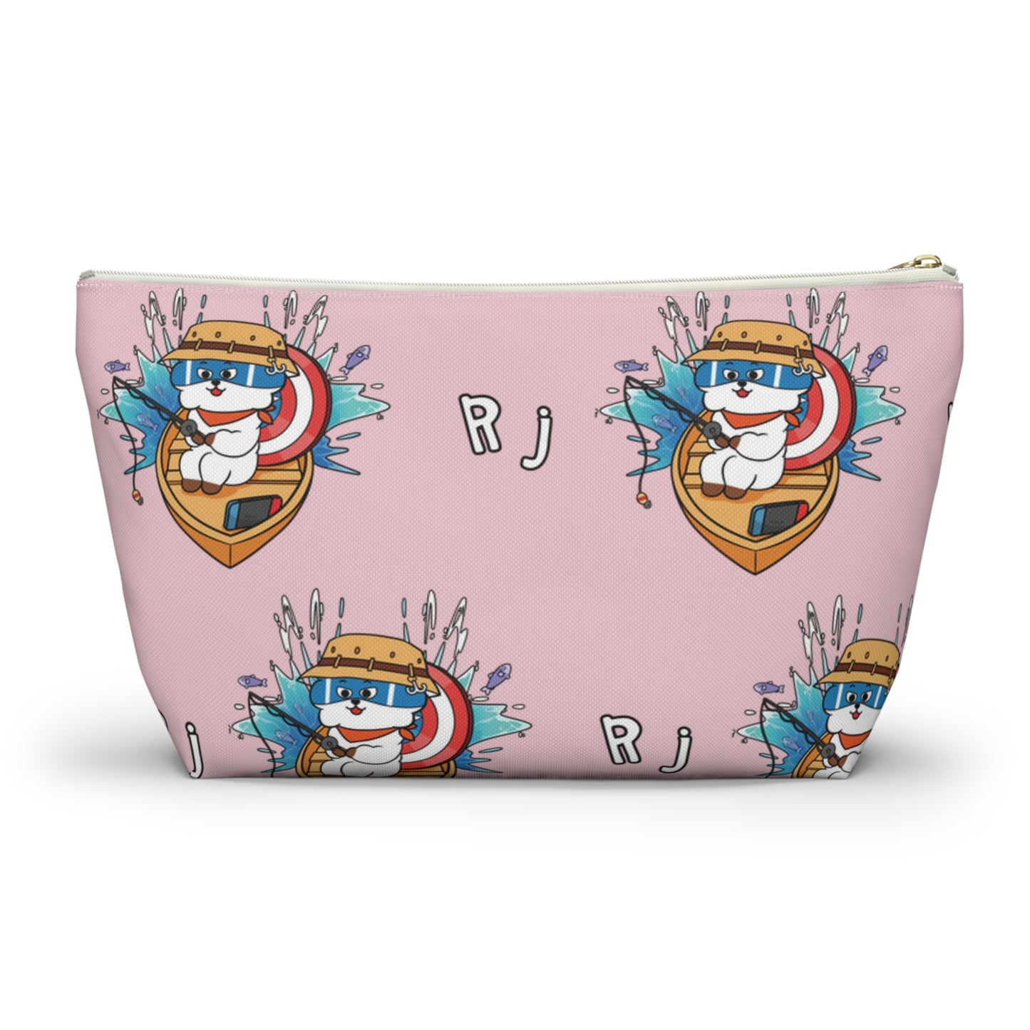 BT21 RJ Pink Pattern Travel Bag