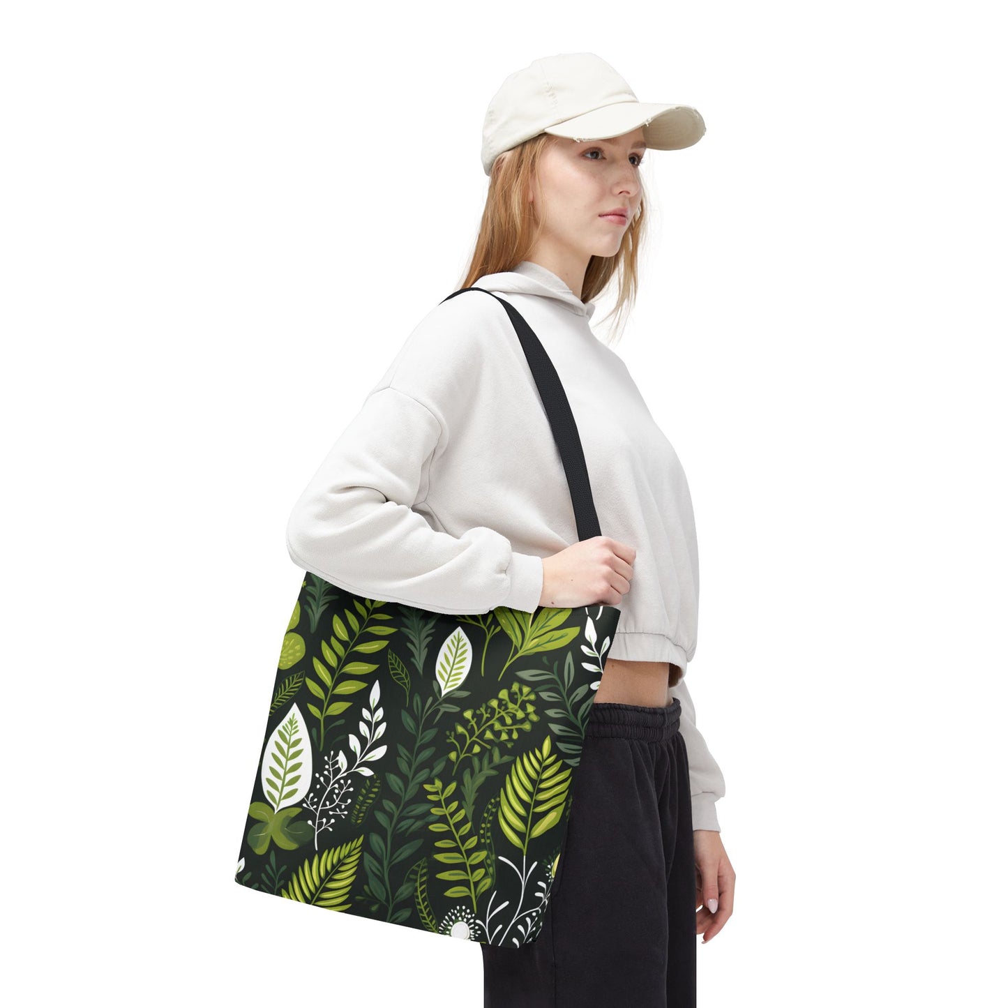 Plant Pattern Tote Bag Design 10