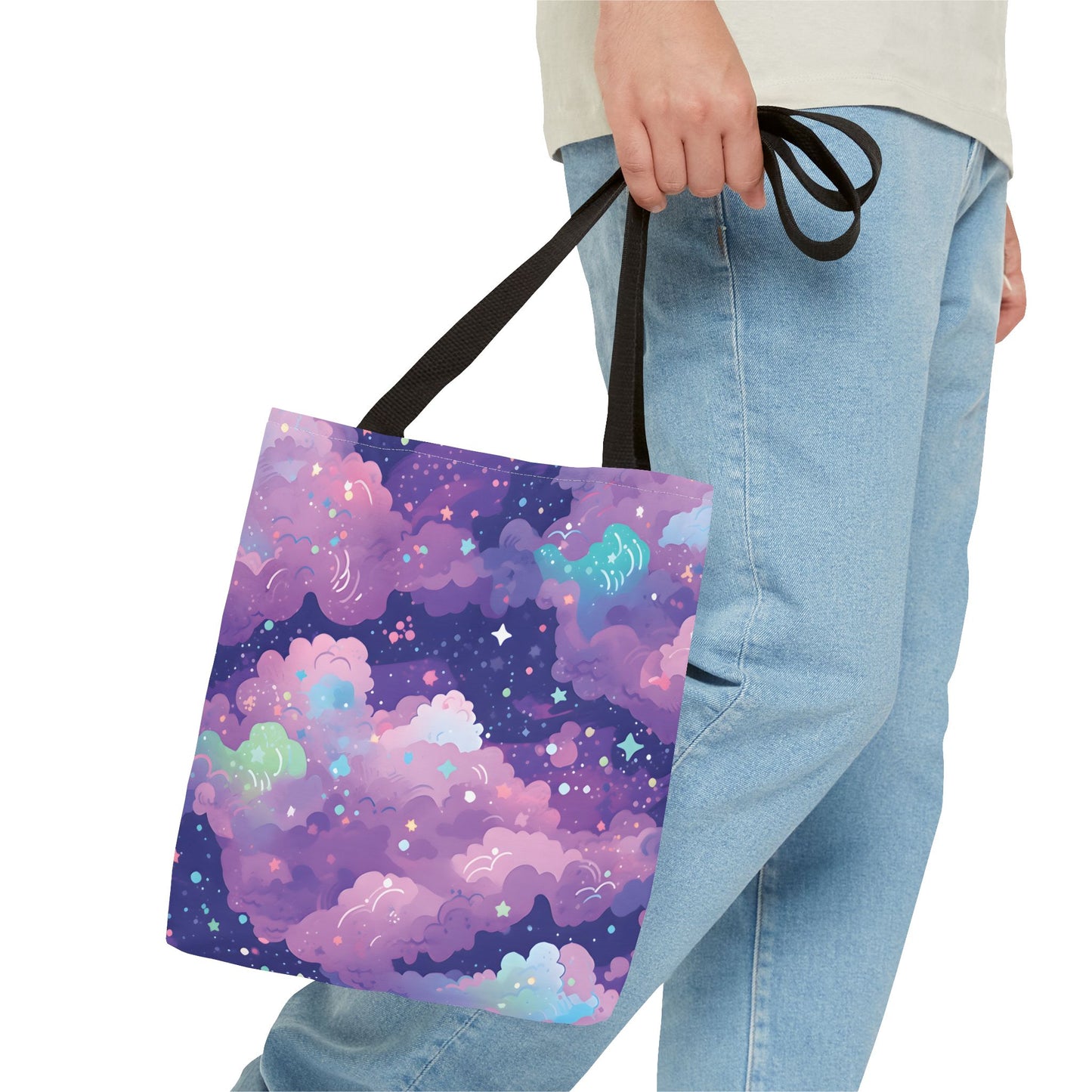 Colorful Space Pattern Tote Bag Design 2