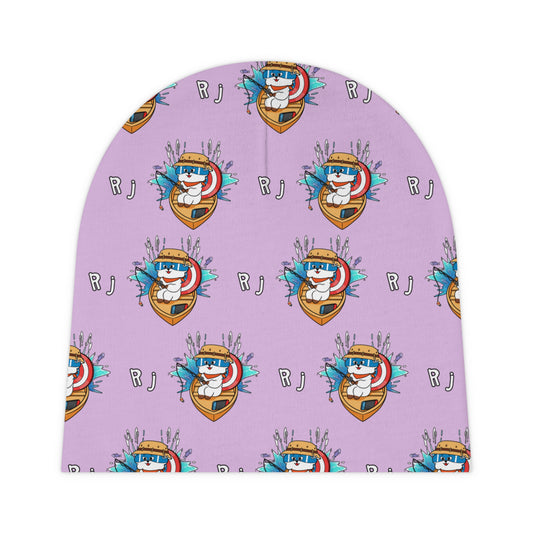 BT21 RJ Purple Baby Beanie Pattern