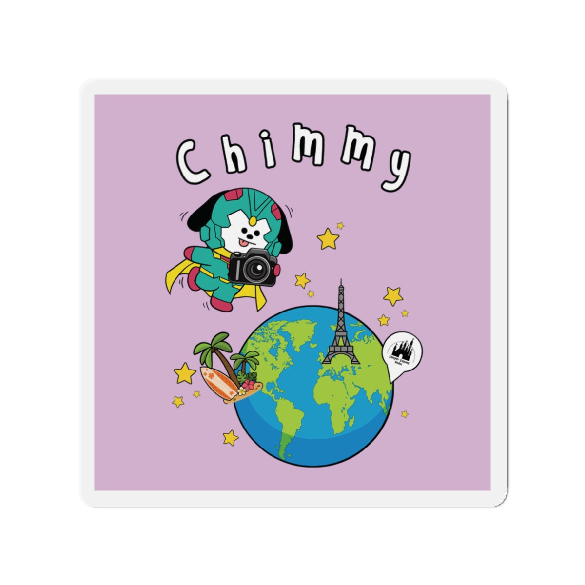 BT21 Chimmy Purple Magnet