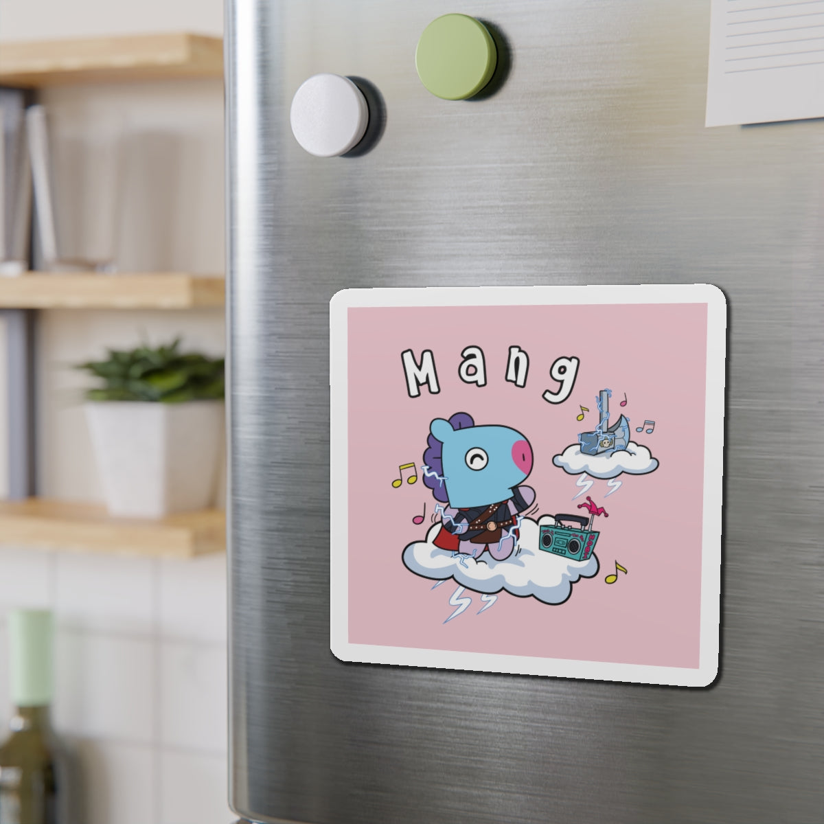 BT21 Mang Pink Magnet