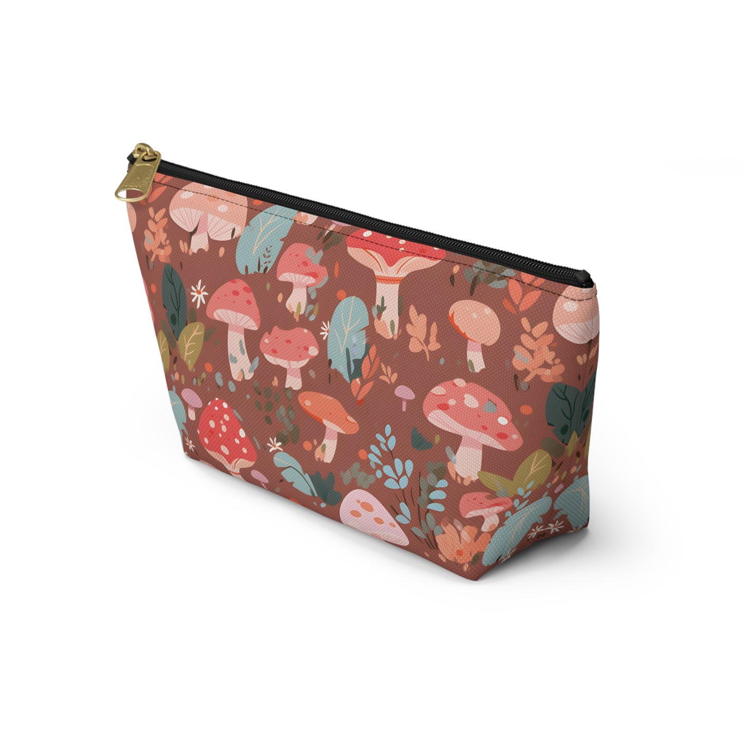 Mushroom Pattern Travel Bag Design 1