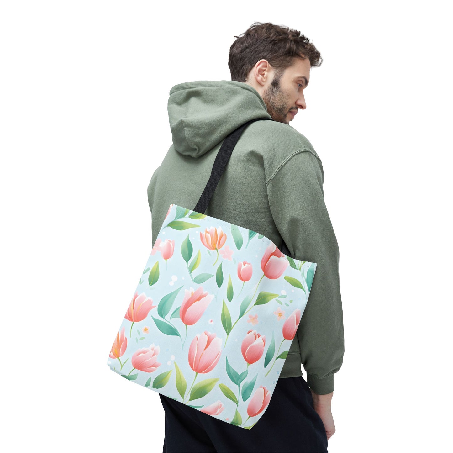 Tulips Pattern Tote Bag Design 3
