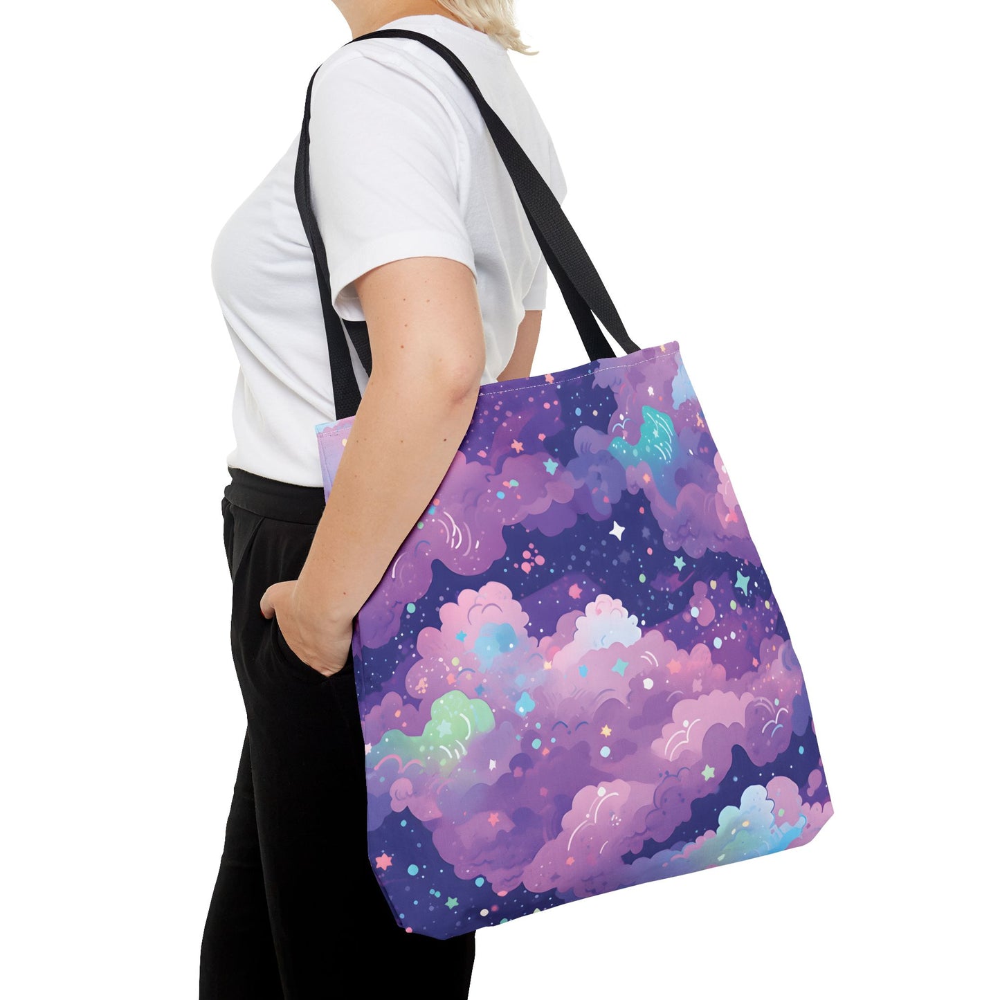Colorful Space Pattern Tote Bag Design 2